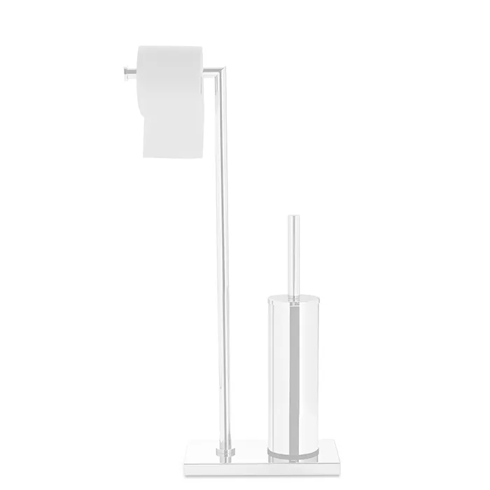 3SC Piantane Напольная стойка с держателем тб и ёршиком, цвет: белый матовый SIMO52BO