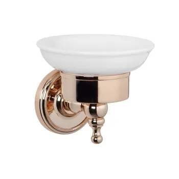 Подвесная мыльница, керамическая Tw Bristol 106, светлое золото TWBR106gold