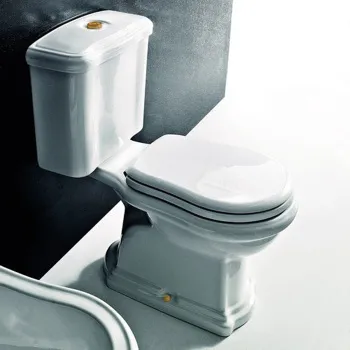 Бачок для унитаза моноблок Kerasan Retro 1012/1013, без механизма слива, подвод снизу, белый 108101