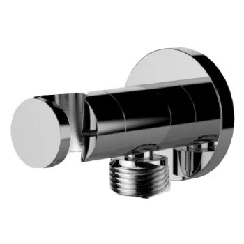 Держатель-кран Remer с подключением шланга хром (CR) 338M