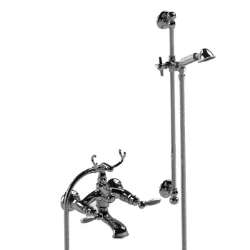 Смеситель для ванны Stella Italica Leve 3274/302/6 со штангой и ручным душем, хром IL 02203 CR00