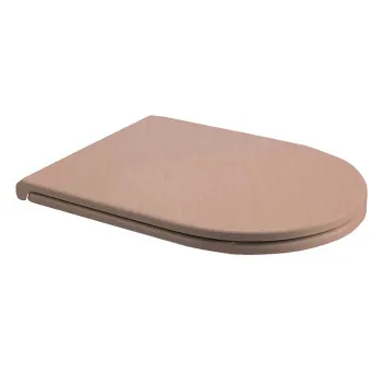 Сиденье быстросъемное для унитаза Azzurra Comoda, rame, с микролифтом COM 1800 RA/F