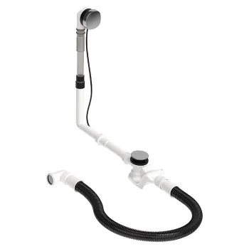 DURAVIT Слив-перелив для ванн, квадратно-овальный,  цвет хром