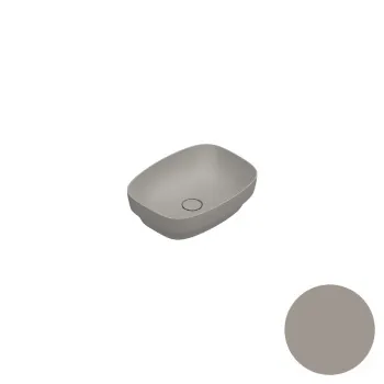 Раковина 50×38 Catalano Alvea встраиваемая Tortora satinato 0624500032