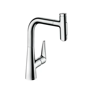 Смеситель для кухни hansgrohe Talis Select M51, 220, 2jet, sBox 73868000 с вытяжным душем