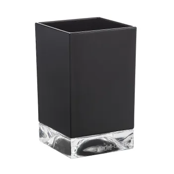 Kartell by laufen стакан 70x70x120 мм, пластик, плотный черный