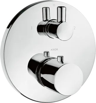 Axor Uno Смеситель для душа, встраиваемый, термостат , 2 потребителя, внешняя часть, цвет: хром 3872