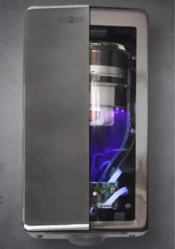 Сушилка для рук Nofer FUGA EVO UVC (матовая) 01831.UV.S