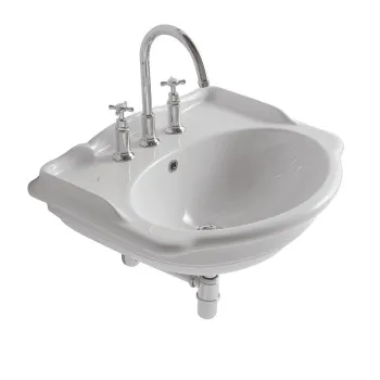 Раковина Globo Paestum 62x52 см, 1 отв., белый PA057.BI*1