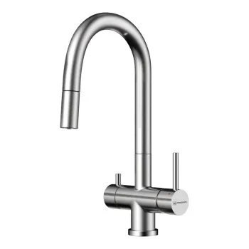 Смеситель для кухни Omoikiri Akita-S BN сталь 4994302