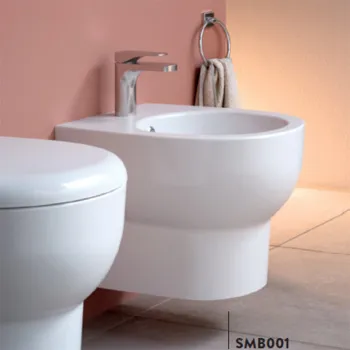 Биде подвесное ARTCERAM/HIDRA SMARTY 35х50, с 1 отв под смеситель, белый SMB001 01 00