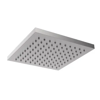 Верхний душ Almar 200х200 без держателя, нержавеющая сталь брашированная aisi 316 E044209.316