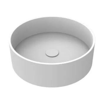 Раковина Moma Jump3 450 для установки на столешницу, с донным клапаном, белый матовый LJ070140.MWS