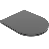 Крышка с сиденьем для подвесного унитаза GSG Ceramic Design Cruise CRCOPRSLTICR021 с микролифтом - пепел