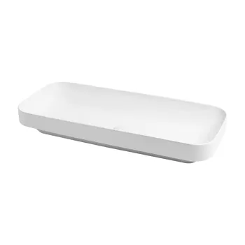 Раковина накладная Azzurra Elegance Soft 90х40см без отв. под смеситель, белый ELLG090400S0BI/(ESO90 bi)*0