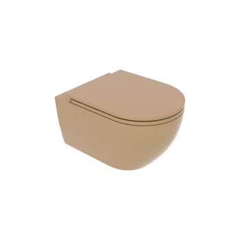 Чаша подвесного унитаза GSG Ceramic Design Like LKWCSO017 каштан