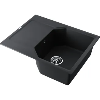 Мойка кухонная Omoikiri Yonaka 65-BL черная 4993348