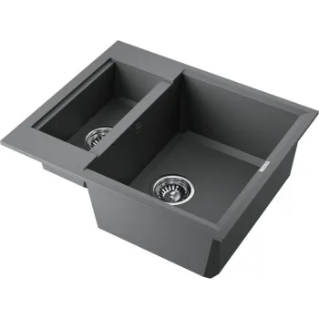 Мойка кухонная Omoikiri Sakaime 60-2-PL платина 4993915