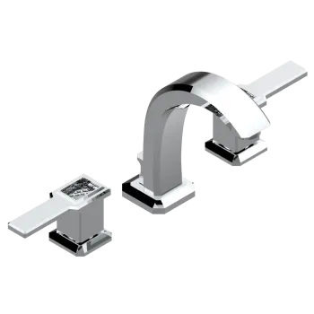 Смеситель для раковины THG Metropolis Cristal Clair A Manettes A2B-A02-151M хром