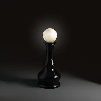 Cтатуэтка декоративная Kerasan Artwork Pedone, черный глянцевый, 4125K1bi/crx1 471204