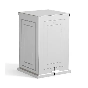 Ведро мусорное с педалью Devon&Devon Cube хром CUBE305CR