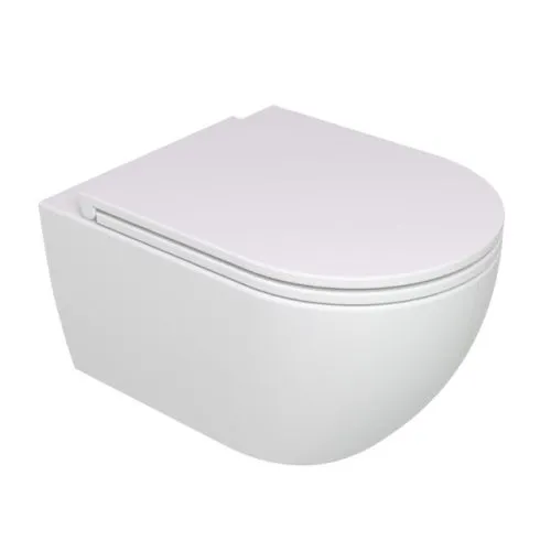 Подвесной унитаз GSG Ceramic Design Like LKWCSO000+LKCOPRSLTICRCN000+ACS40 белый глянцевый