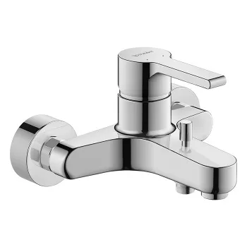 Duravit B.2  Смеситель для ванны настенный с обратным клапаном, цвет: хром