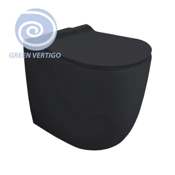 Унитаз напольный Simas Vignoni VI01VERT antracite matt черный