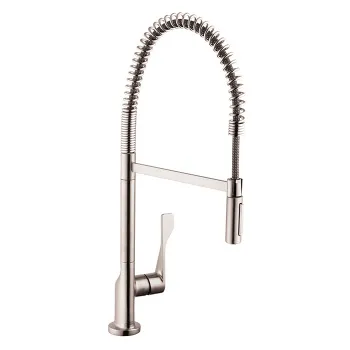 Axor Citterio Смеситель для кухни Semi-Pro, однорычажный, на 1 отв, излив: 270мм, цвет: под сталь 39