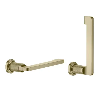 Держатель туалетной бумаги Gessi Inciso 58455.727 Brass Brushed PVD
