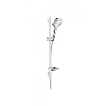 Душевой набор hansgrohe Raindance Select 120 3jet EcoSmart 26622000 9 л/мин со штангой 65 см и мыльн