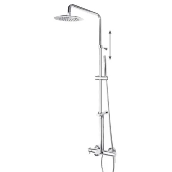 Душевая система Ramonsoler Drako с изливом и с регулировкой высоты 335502RP300