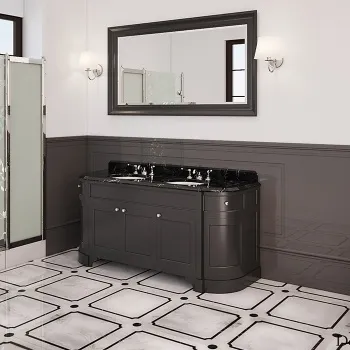 Зеркало Devon&Devon Double Season 150х88.5 с рамой dark grey EFSEASONGRDG