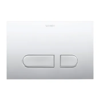 Duravit DuraSystem А1 Клавиша смыва для унитаза, 217х146,3 мм, двойной смыв,(скл монт рама, принадлежности, рычажки) фронтальная пластина, цвет: хром