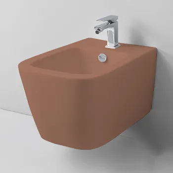 Биде подвесное Artceram A16 36х52, 1 отверстие, tortora ASB001 40 00