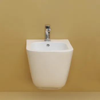 Биде подвесное Kerasan Tribeca 55, c 1 отв под смеситель, c креплением WB9N, Bianco matt 512530