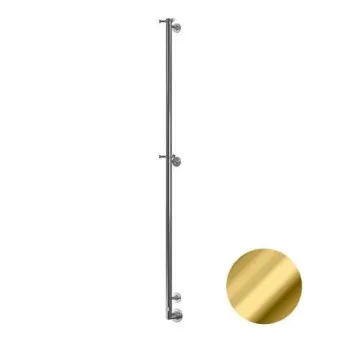 Полотенцесушитель электрический Margaroli Acrobaleno 616GOB-1650 169x15 золото