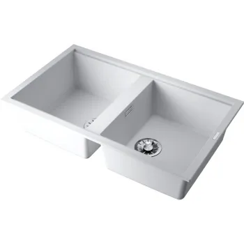 Мойка кухонная Omoikiri Kitagawa 86-2-WH белая 4993806