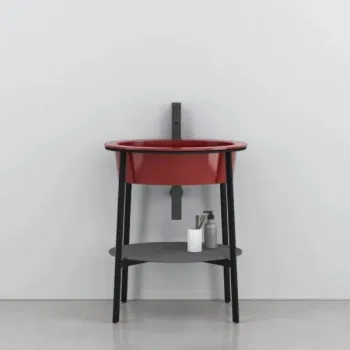 Раковина встраиваемая Cielo I Catini Catino Oval CALAOF CO 70 см красный