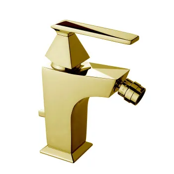 Смеситель для биде Nicolazzi Vincent на 1 отверстие, с донным клапаном, english gold 3003GF35