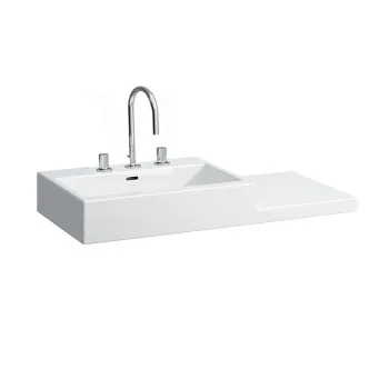 Laufen Living City Раковина 1000х460х140мм с 3 отв. под смеситель, цвет: белый