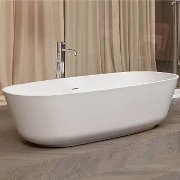 Ванна из искусственного камня Antonio Lupi Baia 170x70 BAIAS