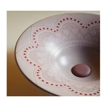 Раковина Terzofoco Sinks Dalia для установки на столешницу размер 48060 мм цвет MANDALA 0429MD