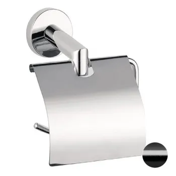 Держатель туалетной бумаги Remer Guest черный брашированный хром (CFP) GS60CFP