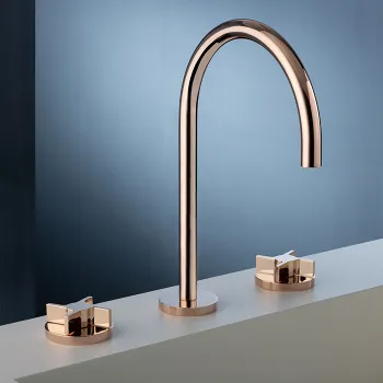 Смеситель для раковины Gattoni Gas GS100/32RS золото