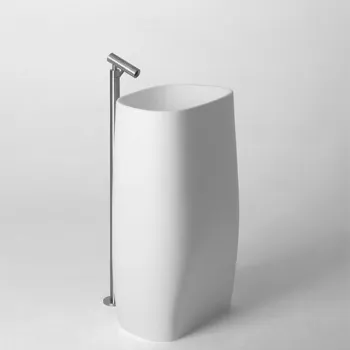 Раковина Agape Pear C 55.5x40.9x90, без отв., выпуск в пол, белый ACER0896FZ *0