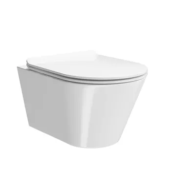 Унитаз подвесной Kerama Marazz Plaza Modern PLMR.wc.02 белый глянцевый