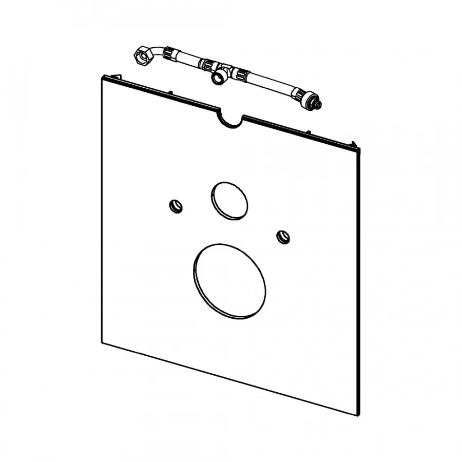 Панель смыва Tece Tecelux 9650102 белый