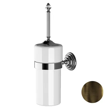 Ёршик подвесной Devon&Devon Diamond белая керамика бронза WHD520BRBI