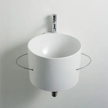 Раковина Agape Bucatini 40.5х49х33.5, 1 отв., подвесная, матовый белый ACER0740NZB *1